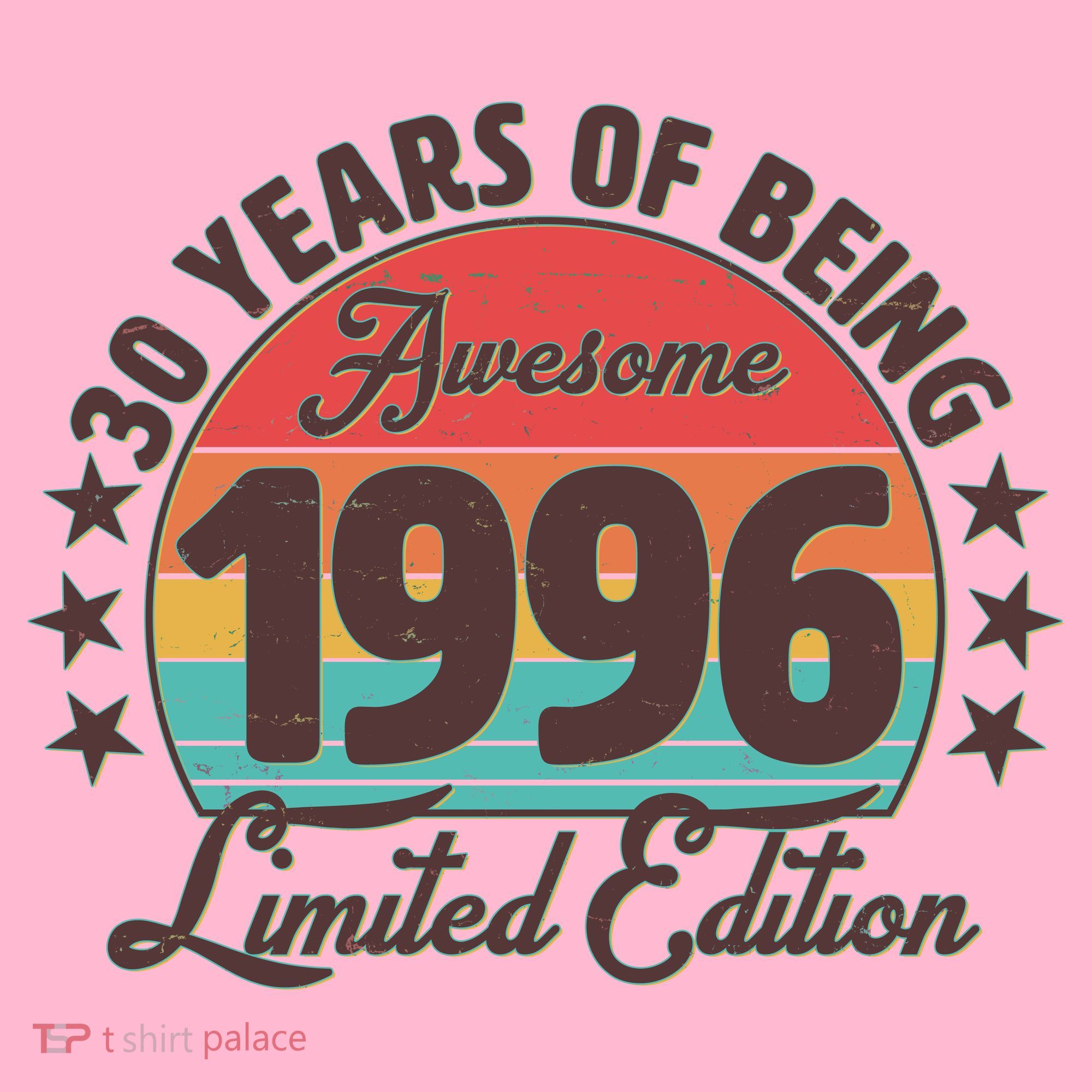 30th Birthday 30 Years Of Being Awesome 1996 Limited Edition Mousepad