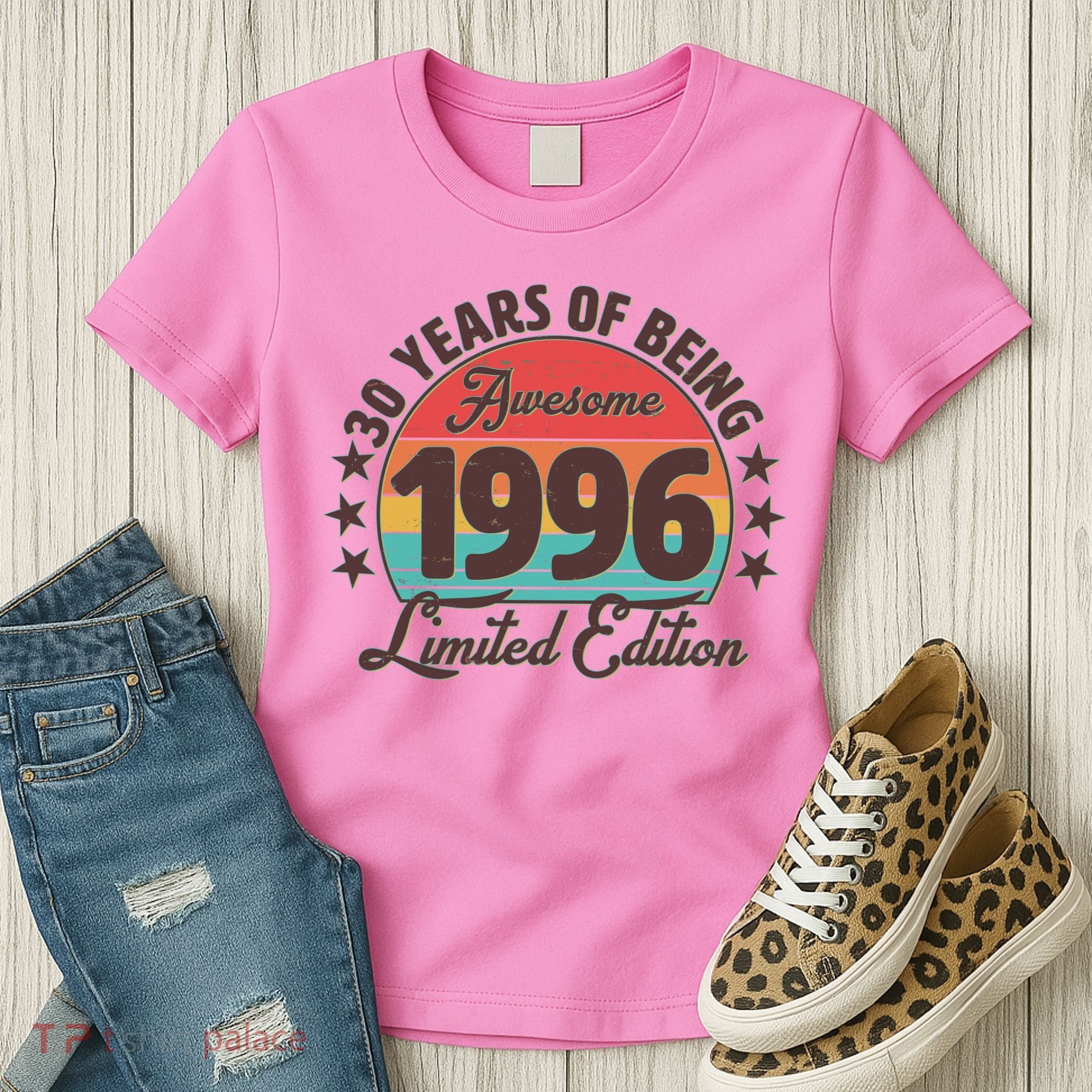 30th Birthday 30 Years Of Being Awesome 1996 Limited Edition Women's T-Shirt