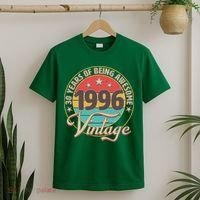 30th Birthday 30 Years Of Being Awesome 1996 Vintage  T-Shirt thumb 2
