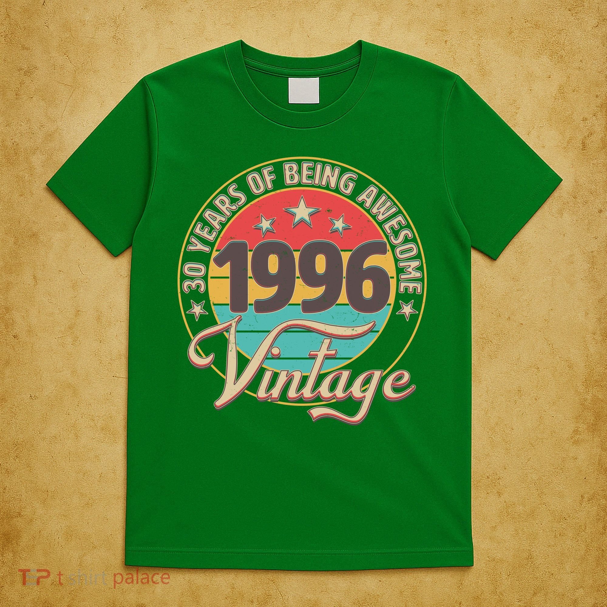 30th Birthday 30 Years Of Being Awesome 1996 Vintage  T-Shirt