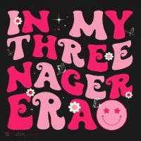3rd Birthday 3 Year Old Bday In My Threenager Era Mousepad thumb 1