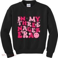 3rd Birthday 3 Year Old Bday In My Threenager Era Kids Sweatshirt thumb 0