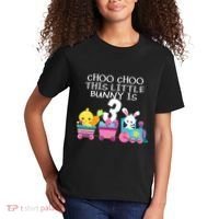 3rd Birthday 3 Easter Bunny 3 Year Old Train Outfit Kids T-Shirt thumb 2