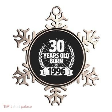 30th Birthday 30 Years Old Born In 1996 Wreath Banner  Ornament