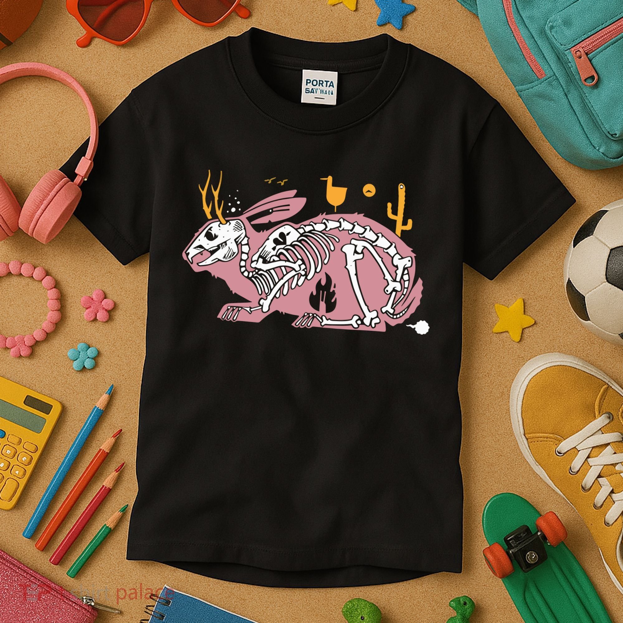 303 Boards 303 X Jeremy Fish Jackalope Kids T-Shirt