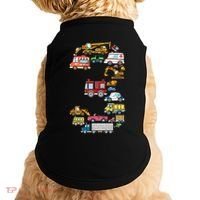3rd Birthday 3 Year Old Transportation Cars Fire Truck Doggie Tank thumb 0