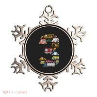 3rd Birthday 3 Year Old Transportation Cars Fire Truck Ornament thumb 0