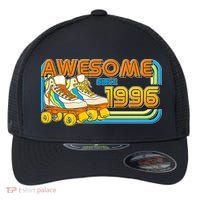 30th Birthday Awesome Since 1996 Retro Roller Skates  Flexfit Unipanel Trucker Cap thumb 0