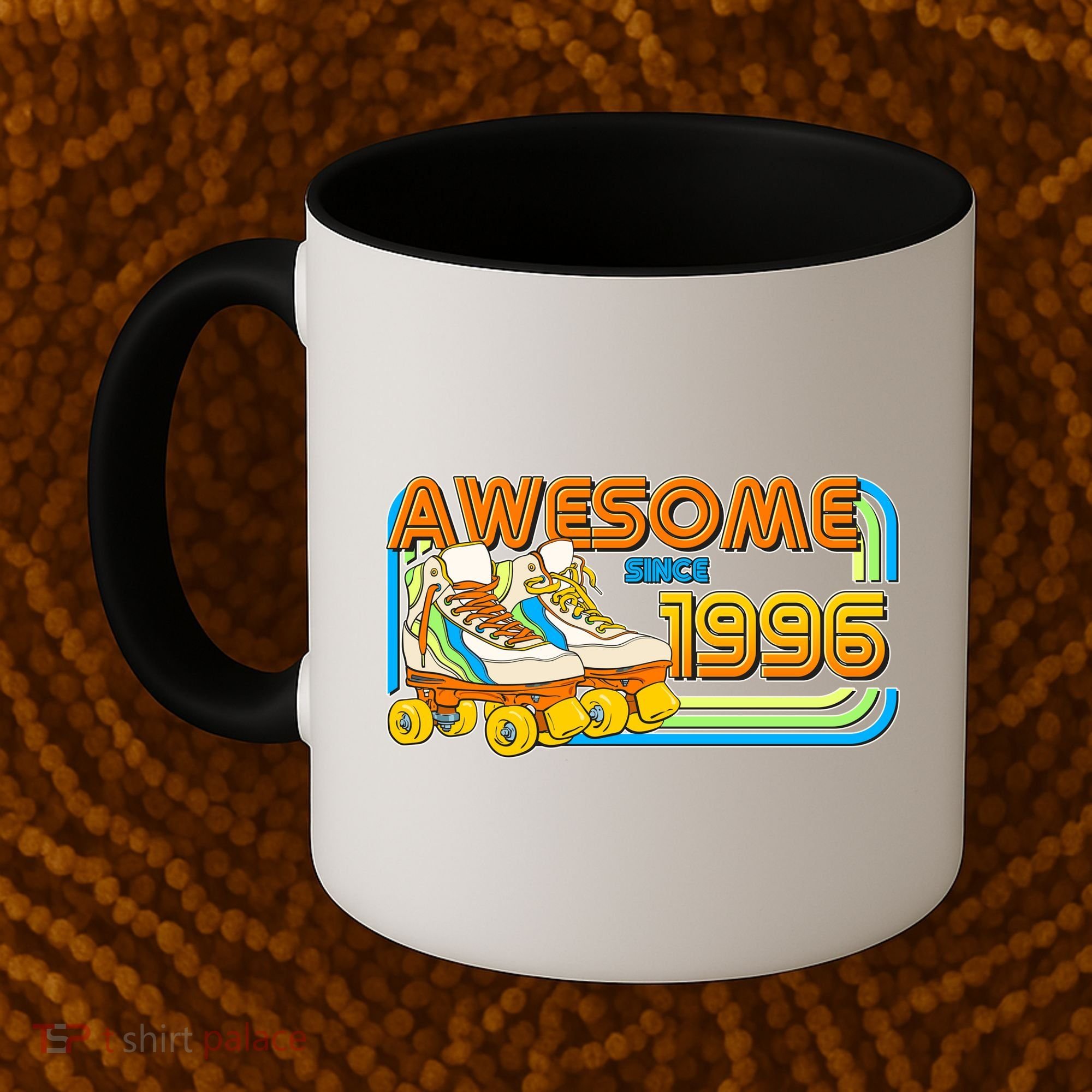 30th Birthday Awesome Since 1996 Retro Roller Skates  Coffee Mug