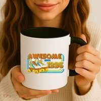 30th Birthday Awesome Since 1996 Retro Roller Skates  Coffee Mug thumb 3