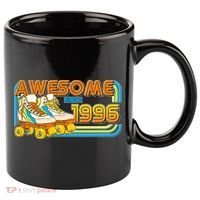 30th Birthday Awesome Since 1996 Retro Roller Skates  11oz C Handle Ceramic Mug thumb 0
