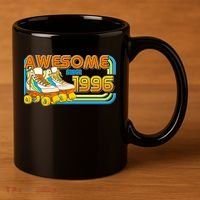 30th Birthday Awesome Since 1996 Retro Roller Skates  11oz C Handle Ceramic Mug thumb 3