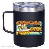 30th Birthday Awesome Since 1996 Retro Roller Skates  12oz Stainless Steel Coffee Mug thumb 2