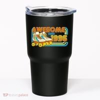 30th Birthday Awesome Since 1996 Retro Roller Skates  Tumbler thumb 0