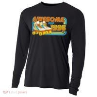 30th Birthday Awesome Since 1996 Retro Roller Skates  Cooling Performance Long Sleeve Crew thumb 0