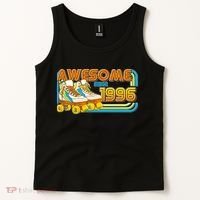 30th Birthday Awesome Since 1996 Retro Roller Skates  Tank Top thumb 2