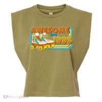 30th Birthday Awesome Since 1996 Retro Roller Skates  Garment-Dyed Women's Muscle Tee thumb 0