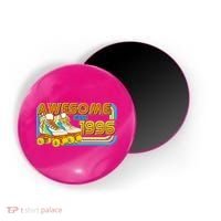30th Birthday Awesome Since 1996 Retro Roller Skates  Magnet thumb 0