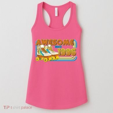 30th Birthday Awesome Since 1996 Retro Roller Skates  Women's Tank Top