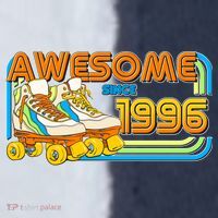 30th Birthday Awesome Since 1996 Retro Roller Skates  Sport-Tek Competitor United Soccer Jersey thumb 4