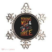 3rd Birthday Boy Monster Truck Rule Jam Three Years Ornament thumb 0
