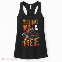 3rd Birthday Boy Monster Truck Rule Jam Three Years Women's Tank Top thumb 0