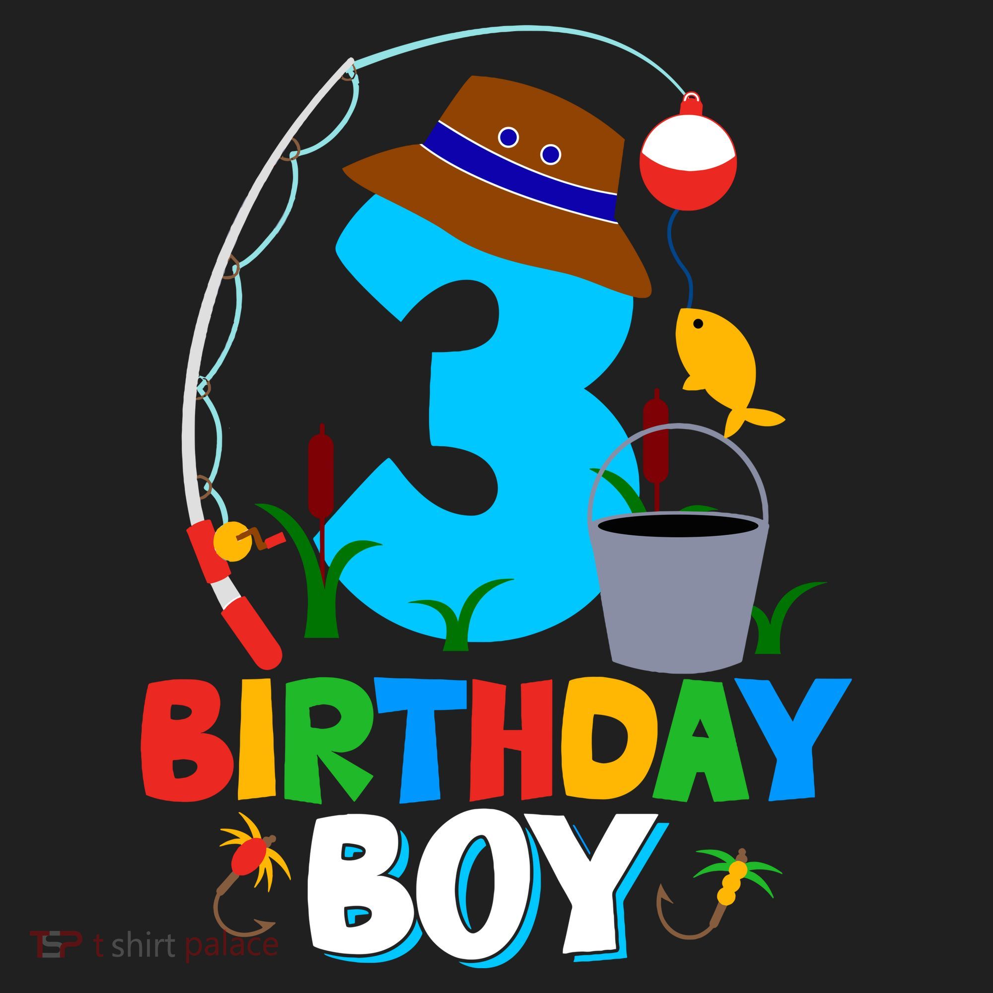 3rd Birthday Boy Fishing Fish Bday Party Decorations Tumbler