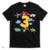 3rd Birthday Boy Airplane Pilot 3 Years Birthday T-Shirt thumb 0