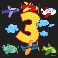 3rd Birthday Boy Airplane Pilot 3 Years Birthday Beanie thumb 2