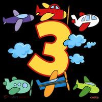 3rd Birthday Boy Airplane Pilot 3 Years Birthday Women's Hoodie thumb 2