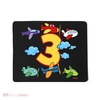 3rd Birthday Boy Airplane Pilot 3 Years Birthday Mousepad thumb 0