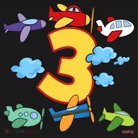 3rd Birthday Boy Airplane Pilot 3 Years Birthday Mousepad thumb 1