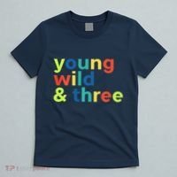 3rd Birthday Boy Funny Young Wild & Three T-Shirt thumb 5