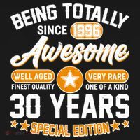 30th Birthday Being Totally Awesome Since 1996 Special Edition  Hoodie thumb 7