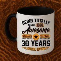 30th Birthday Being Totally Awesome Since 1996 Special Edition  Coffee Mug thumb 2
