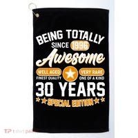 30th Birthday Being Totally Awesome Since 1996 Special Edition  Golf Towel thumb 0