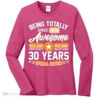 30th Birthday Being Totally Awesome Since 1996 Special Edition  Women's Long Sleeve Shirt thumb 0