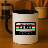 30th Birthday Best Of 1996 Cassette Mix Tape  Coffee Mug thumb 4
