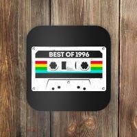 30th Birthday Best Of 1996 Cassette Mix Tape  Coaster thumb 0