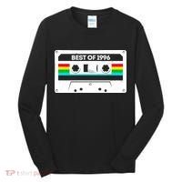 30th Birthday Best Of 1996 Cassette Mix Tape  Tall Long Sleeve Shirt thumb 0