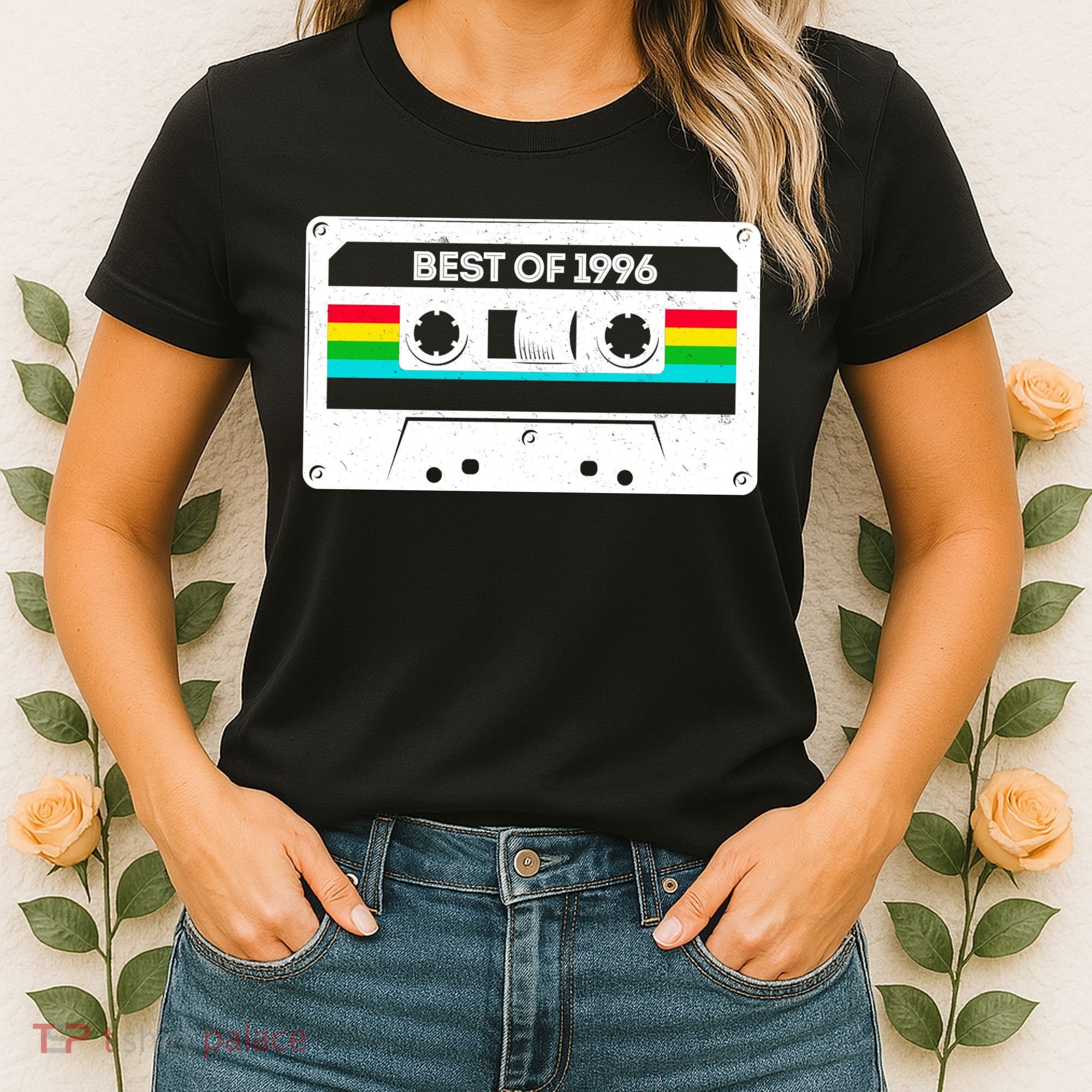 30th Birthday Best Of 1996 Cassette Mix Tape  Women's T-Shirt