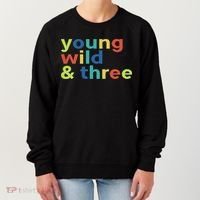 3rd Birthday Boy Funny Young Wild & Three Women's Sweatshirt thumb 0