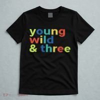 3rd Birthday Boy Funny Young Wild & Three T-Shirt thumb 5