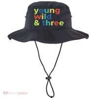 3rd Birthday Boy Funny Young Wild & Three Bucket Hat thumb 0