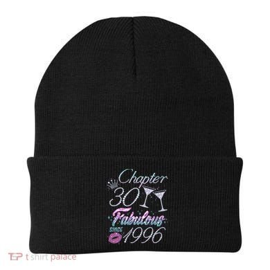30th Birthday Chapter 30 Fabulous Since 1996 Rhinestones Diamonds Beanie