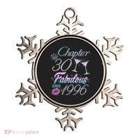 30th Birthday Chapter 30 Fabulous Since 1996 Rhinestones Diamonds Ornament thumb 0