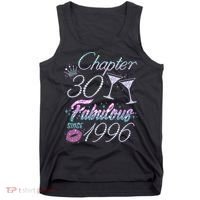 30th Birthday Chapter 30 Fabulous Since 1996 Rhinestones Diamonds Tank Top thumb 0