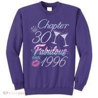 30th Birthday Chapter 30 Fabulous Since 1996 Rhinestones Diamonds Sweatshirt thumb 0