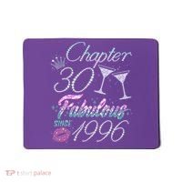 30th Birthday Chapter 30 Fabulous Since 1996 Rhinestones Diamonds Mousepad thumb 0