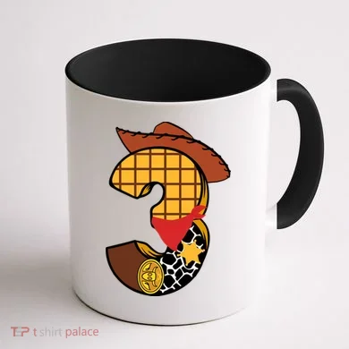 3rd Birthday Cowboy Coffee Mug back